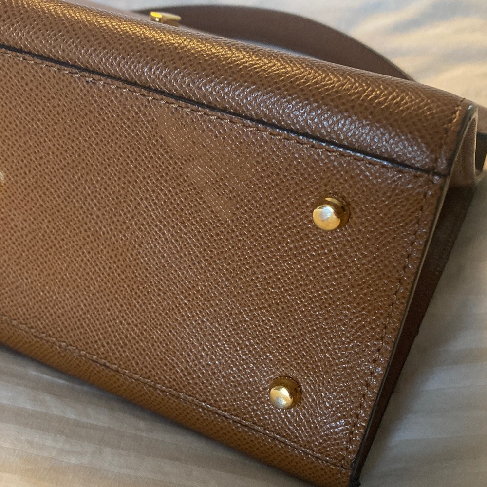 Bally Brown Leather Top Handle Bag - Picture 5 of 17